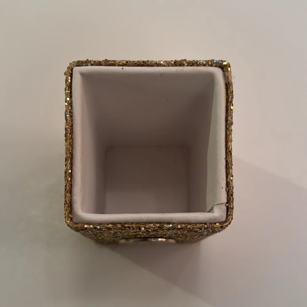 BH Cosmetics Gold Glitter Makeup Brush Holder